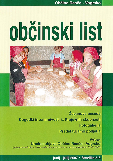 ŠT. 5-6 1. del, JUNIJ-JULIJ 2007